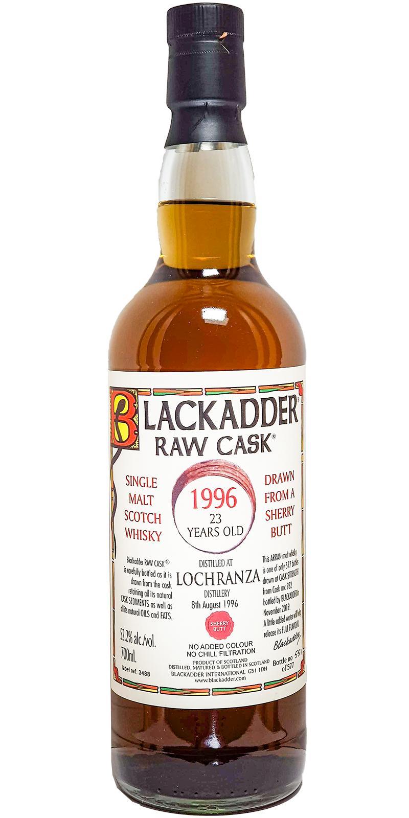 Lochranza 1996 BA Raw Cask