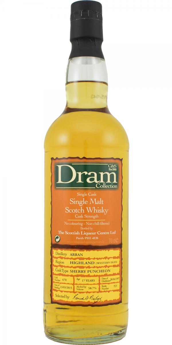 Arran 1997 C&S Dram Collection