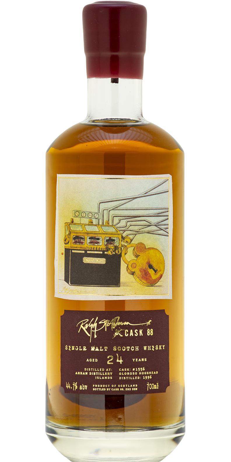 Arran 1996 Ca88 Ralph Steadman X Cask 88