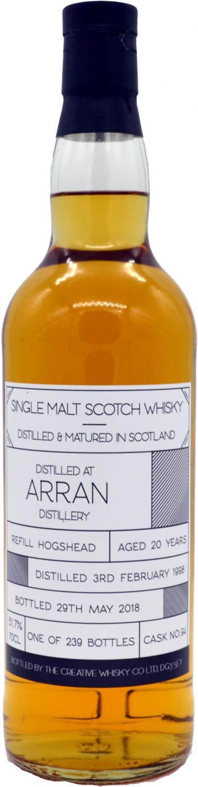 Arran 20-year-old CWC