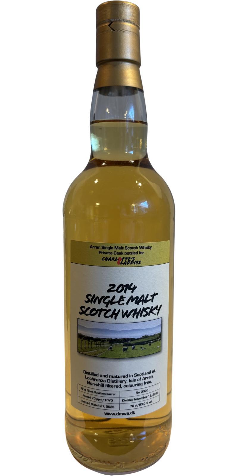 Arran 2014 DMA Private Cask