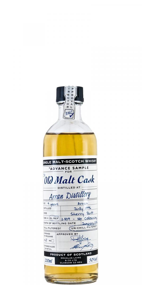Arran 1996 DL The Old Malt Cask - Advanced Sample