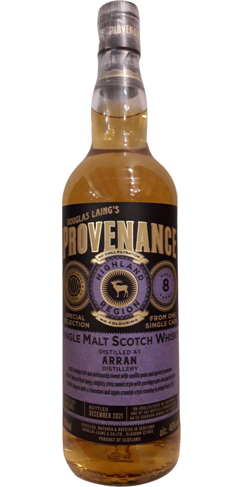 Arran 2013 DL Provenance