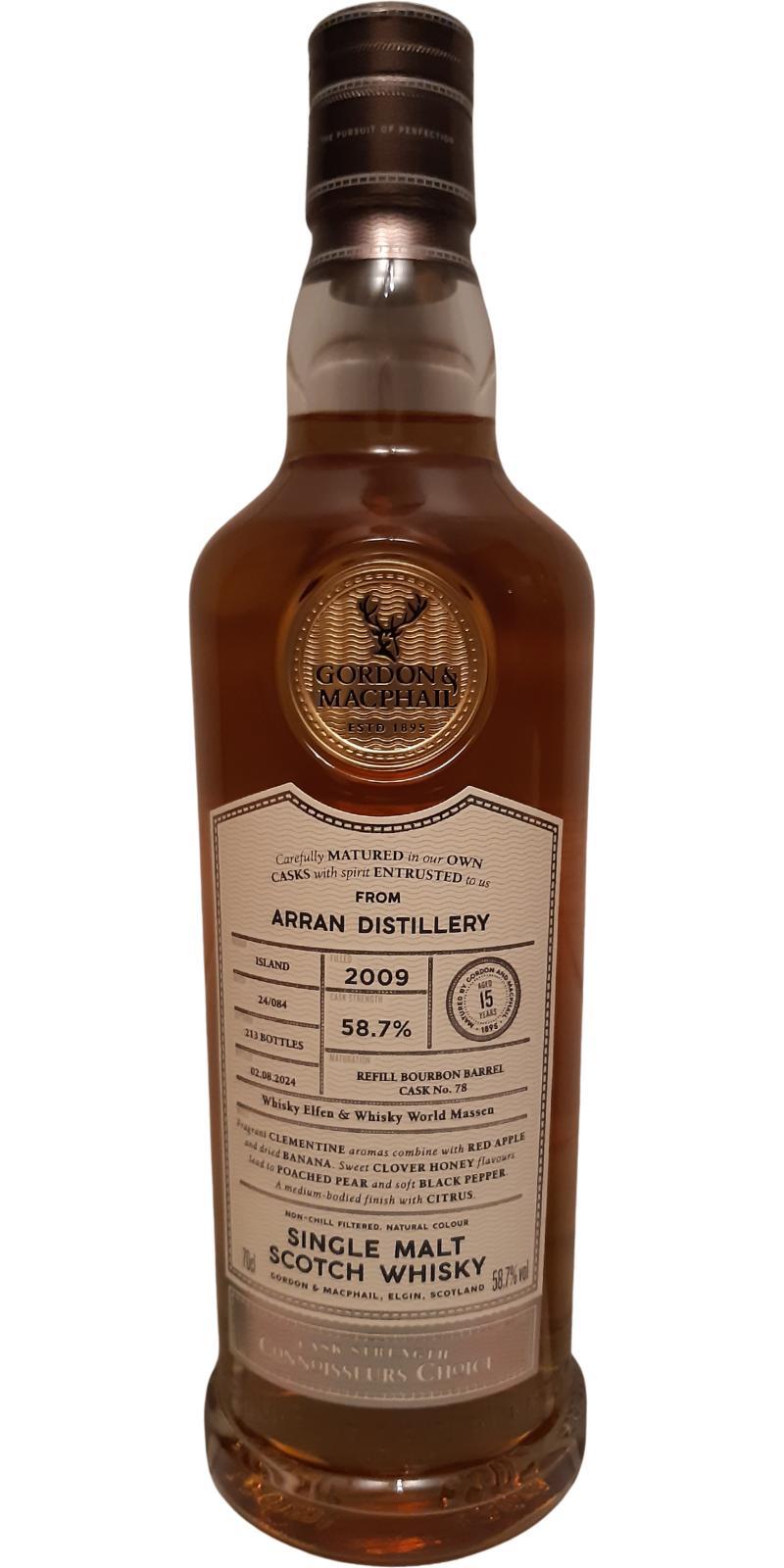 Arran 2009 GM Connoisseurs Choice - Cask Strength