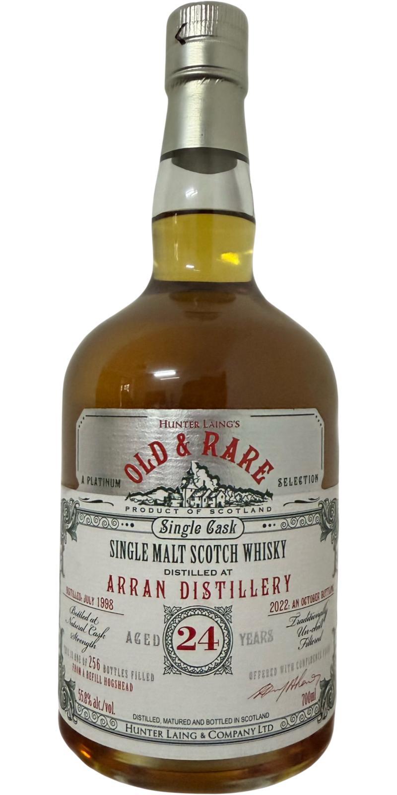 Arran 1998 HL Old & Rare - A Platinum Selection