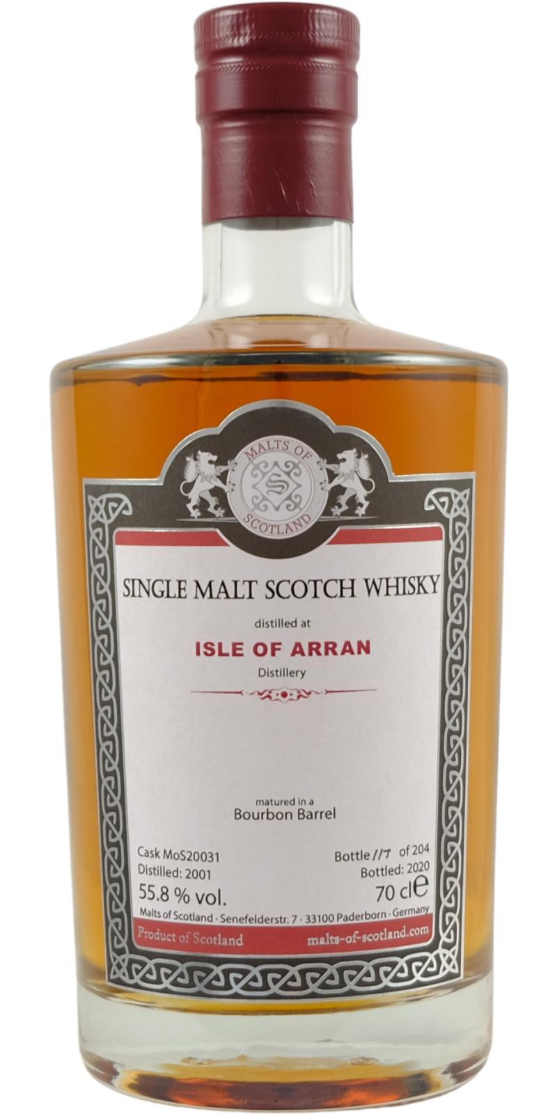 Arran 2001 MoS