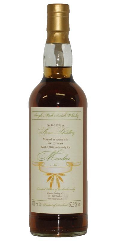 Arran 1996 MT Member Bottling