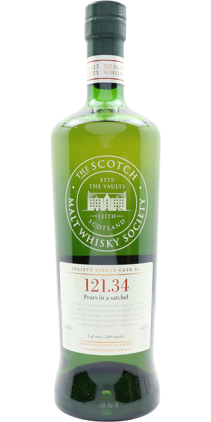 Arran 10-year-old SMWS 121.34 Pears in a satchel