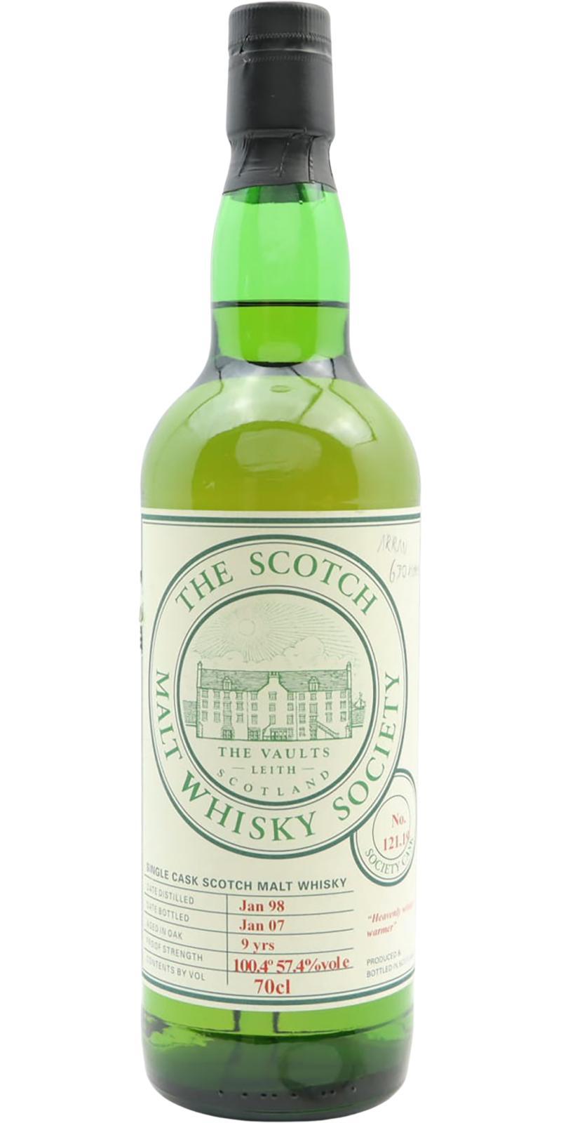 Arran 1998 SMWS 121.19 Heavenly winter warmer
