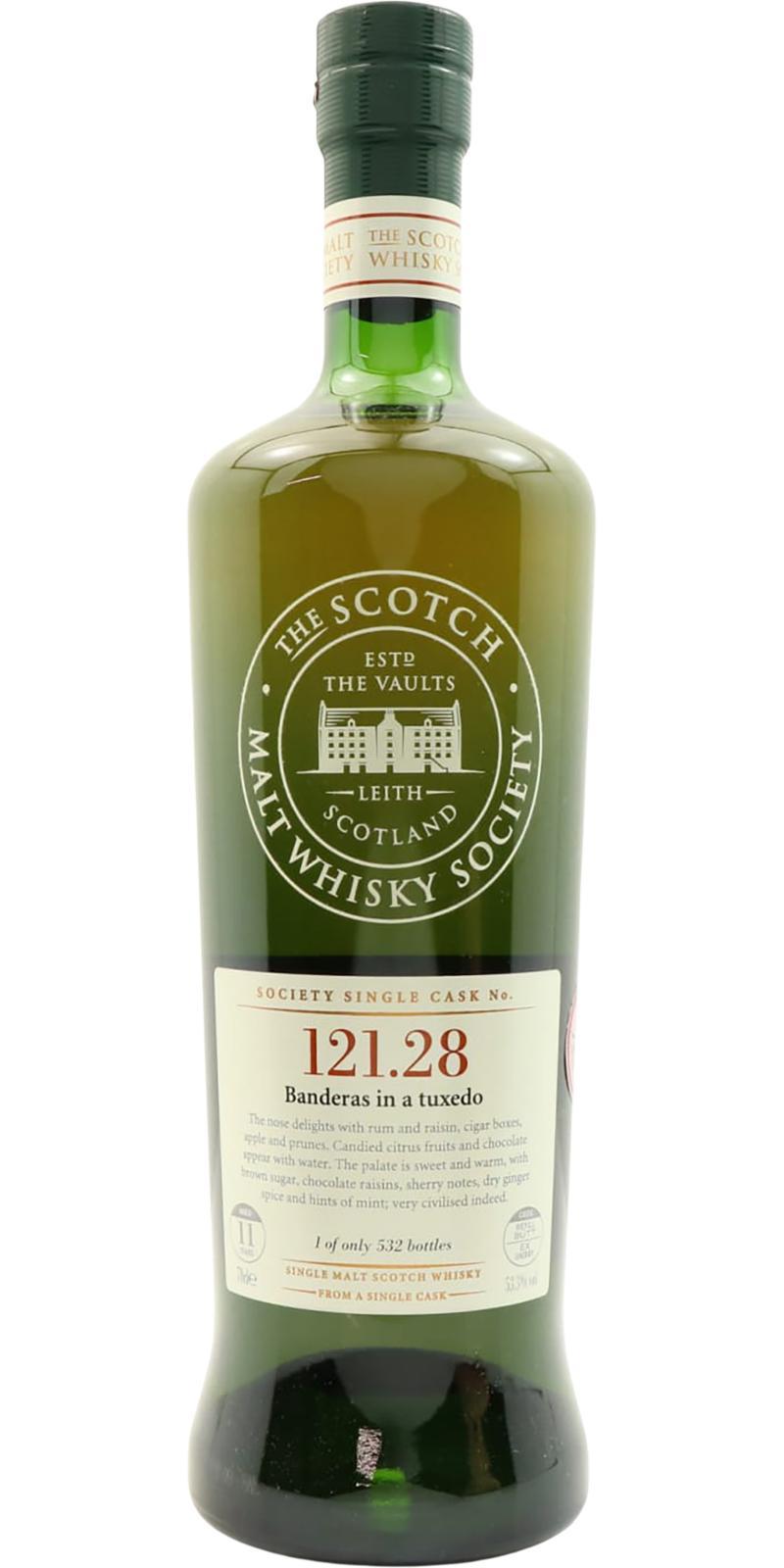 Arran 1998 SMWS 121.28 Banderas in a tuxedo