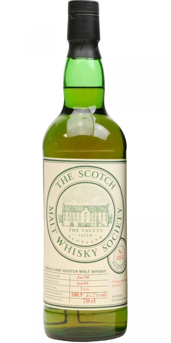 Arran 1998 SMWS 121.5 Cheap toffees and Spangles