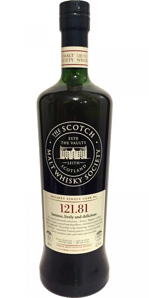 Arran 1999 SMWS 121.81 Intense, Lively and Delicious