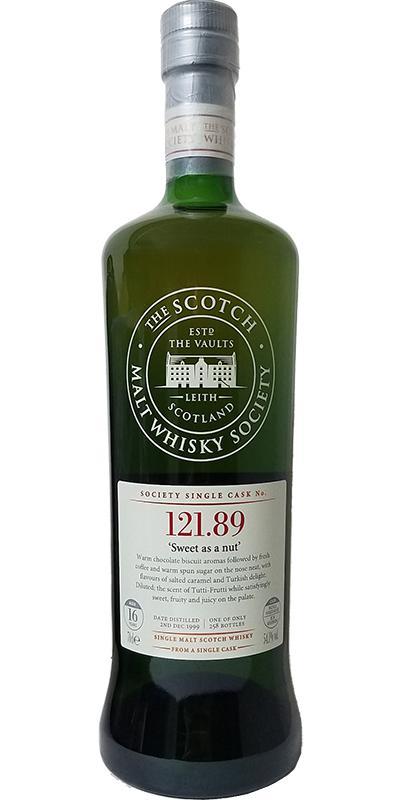 Arran 1999 SMWS 121.89 Sweet as a nut