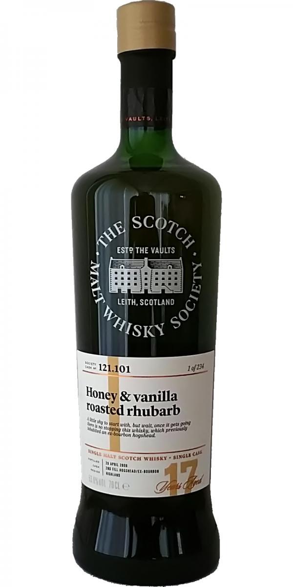 Arran 2000 SMWS 121.101 Honey & vanilla roasted rhubarb