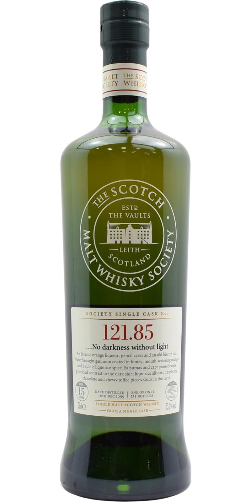 Arran 2000 SMWS 121.85 ...No darkness without light