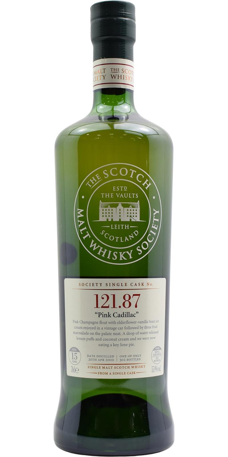 Arran 2000 SMWS 121.87 Pink cadillac