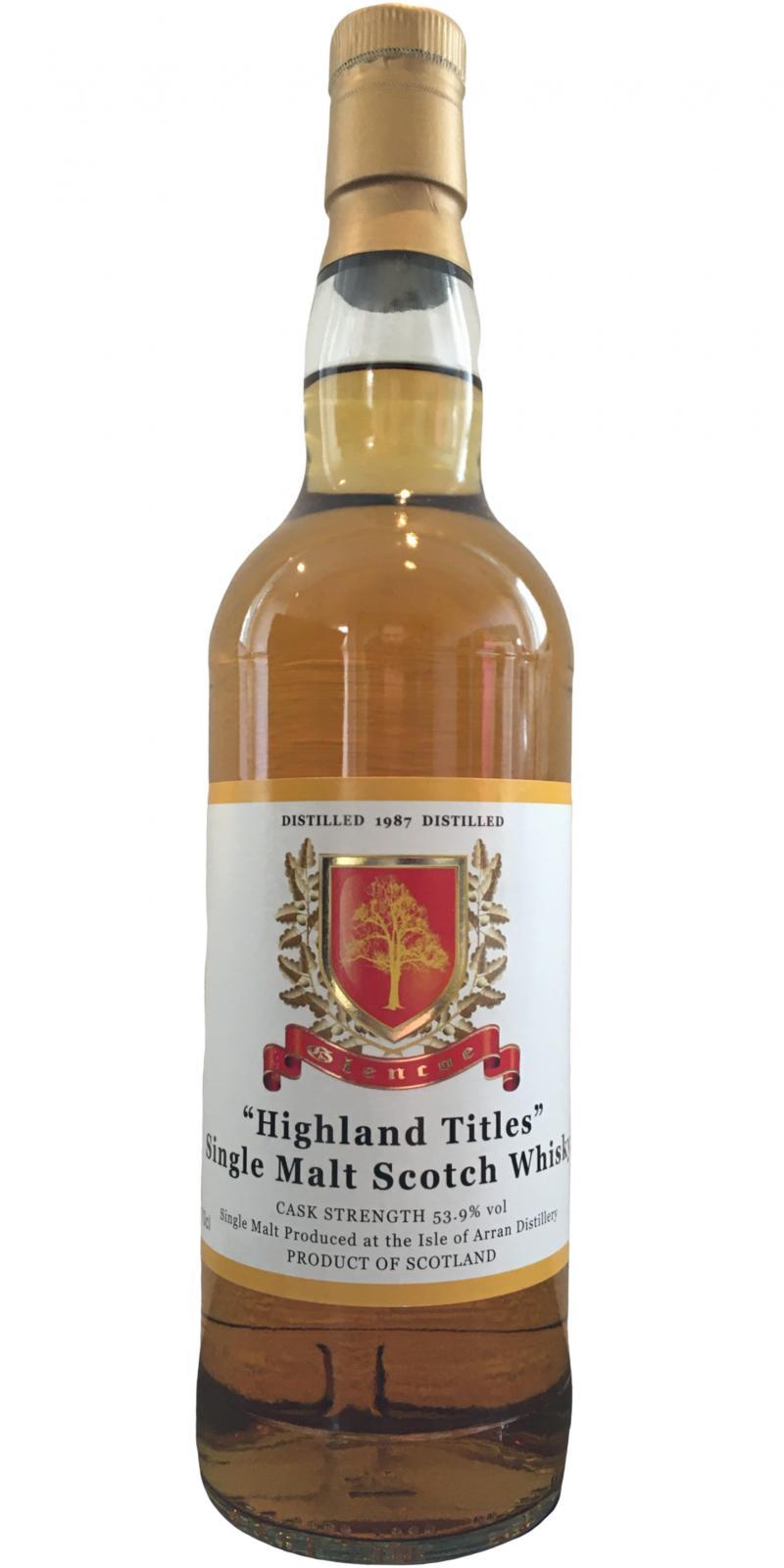 Arran 1997 UD Highland Titles
