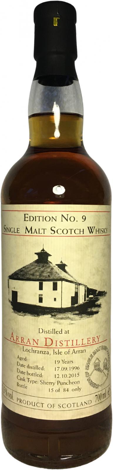 Arran 1996 WhB Friends of Single Malt Bonn