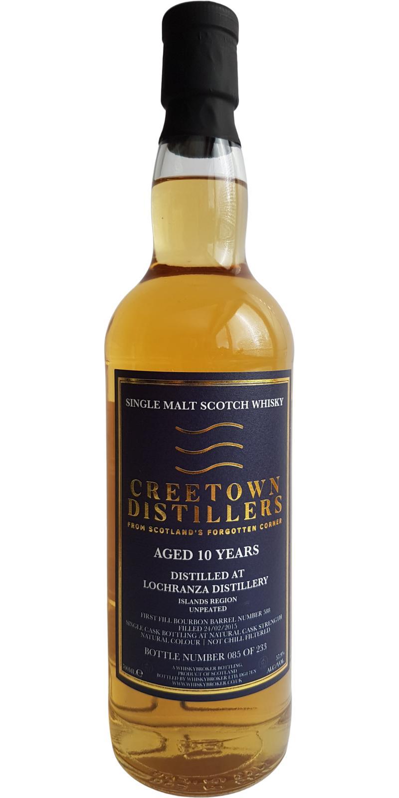 Lochranza 2015 WhB Creetown Distillers