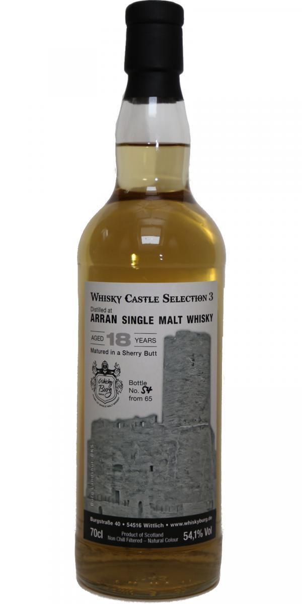 Arran 18-year-old WhBu Whisky Castle Selection 3