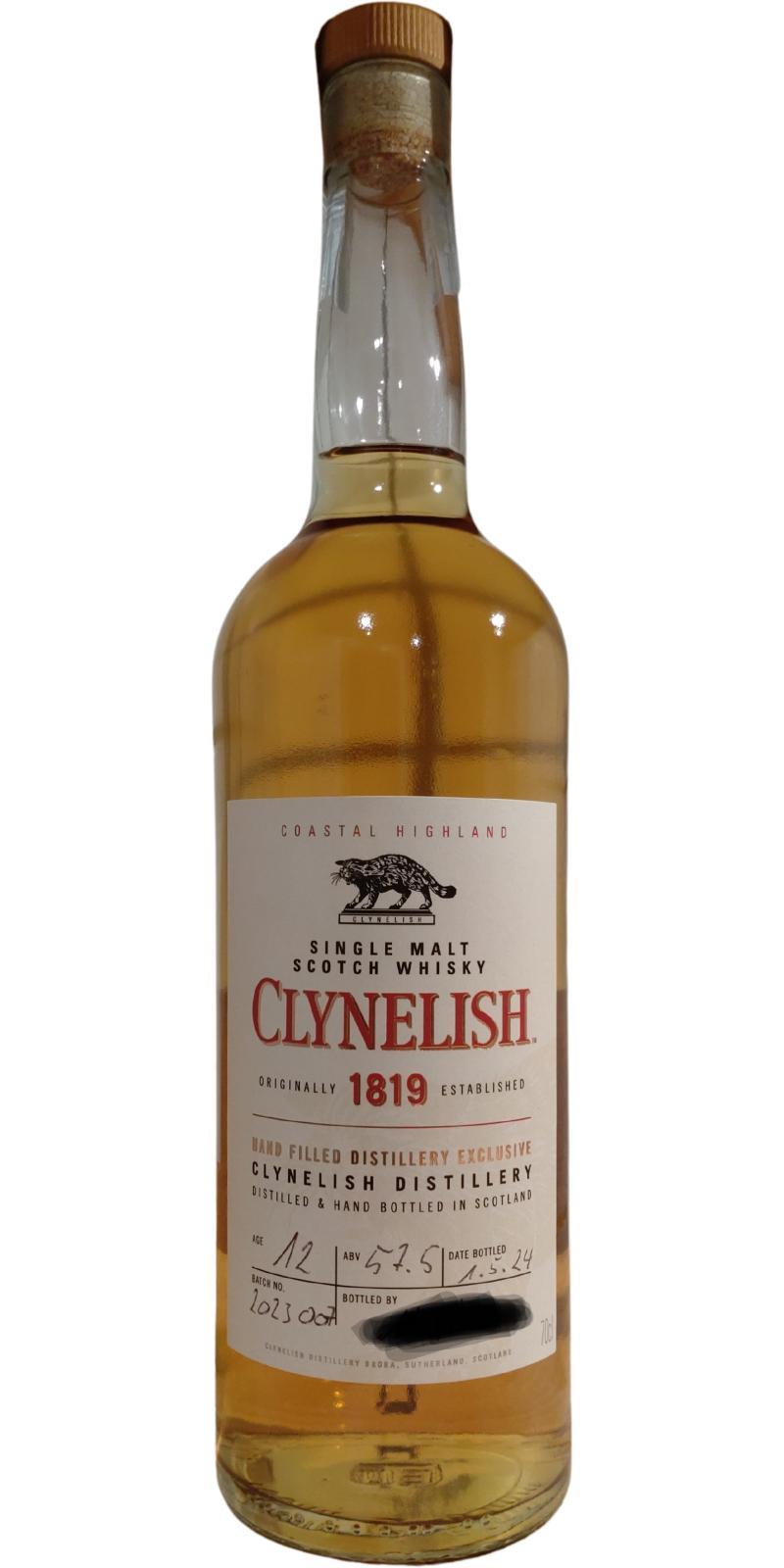 Clynelish 12-year-old Hand Filled Distillery Exclusive
