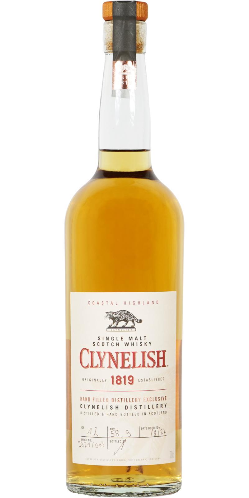 Clynelish 12-year-old Hand Filled Distillery Exclusive