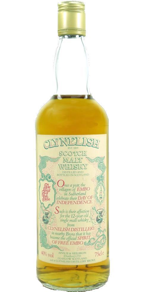 Clynelish 12-year-old The Spirit of Free Embo