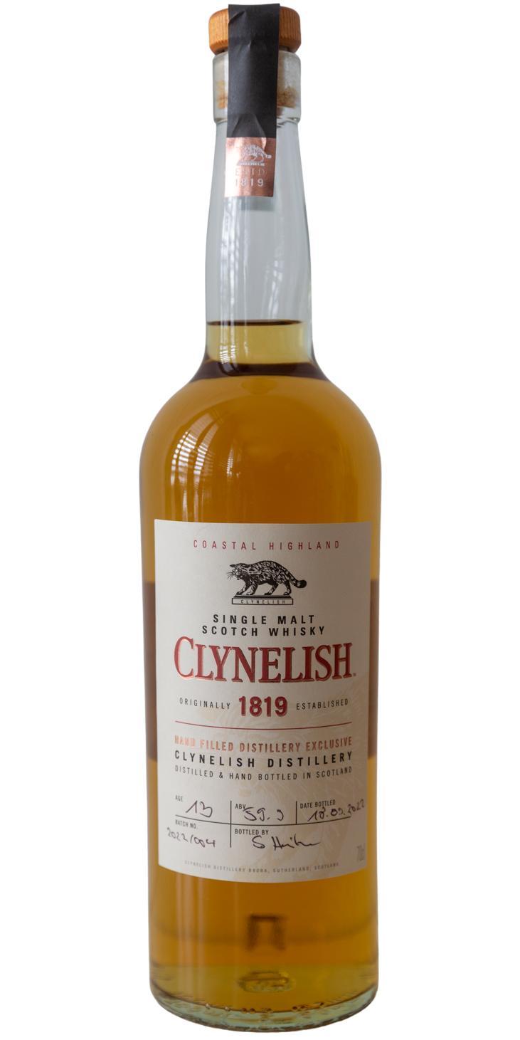 Clynelish 13-year-old Hand Filled Distillery Exclusive