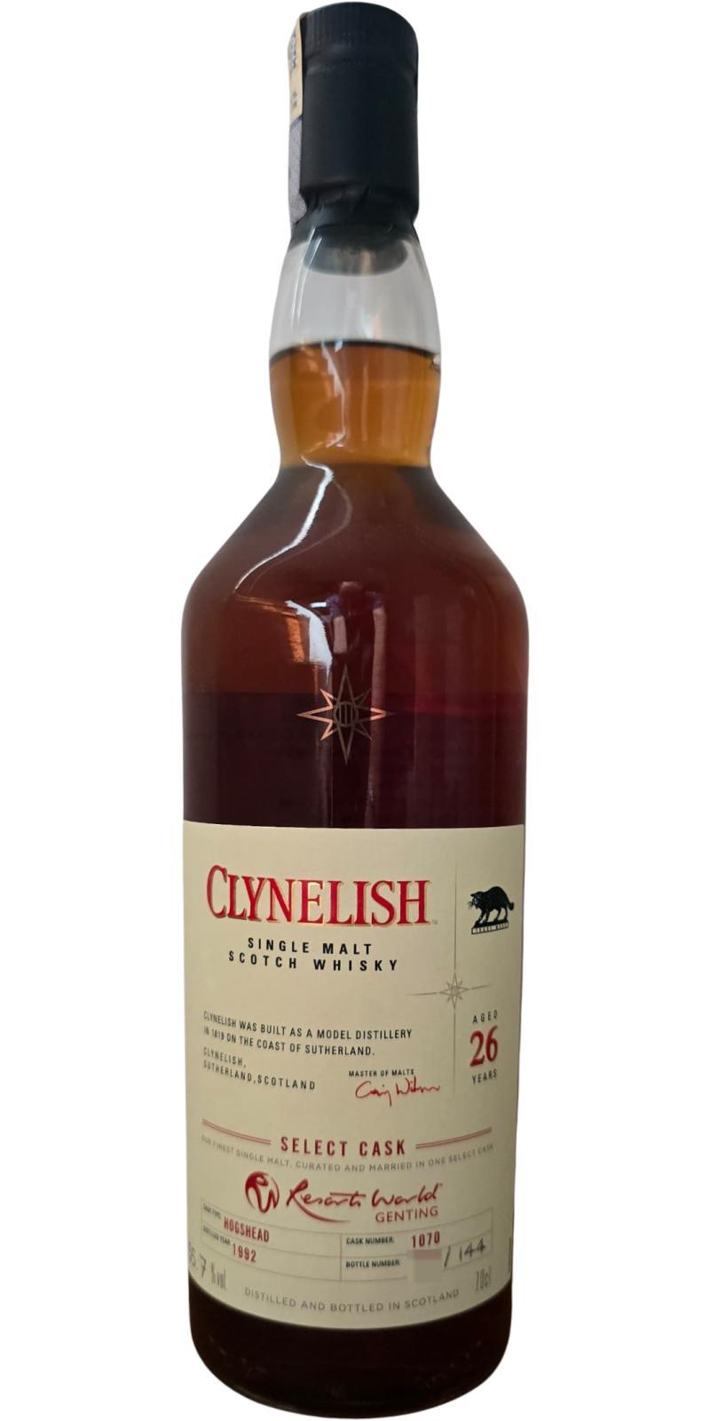 Clynelish 1992 Select Cask