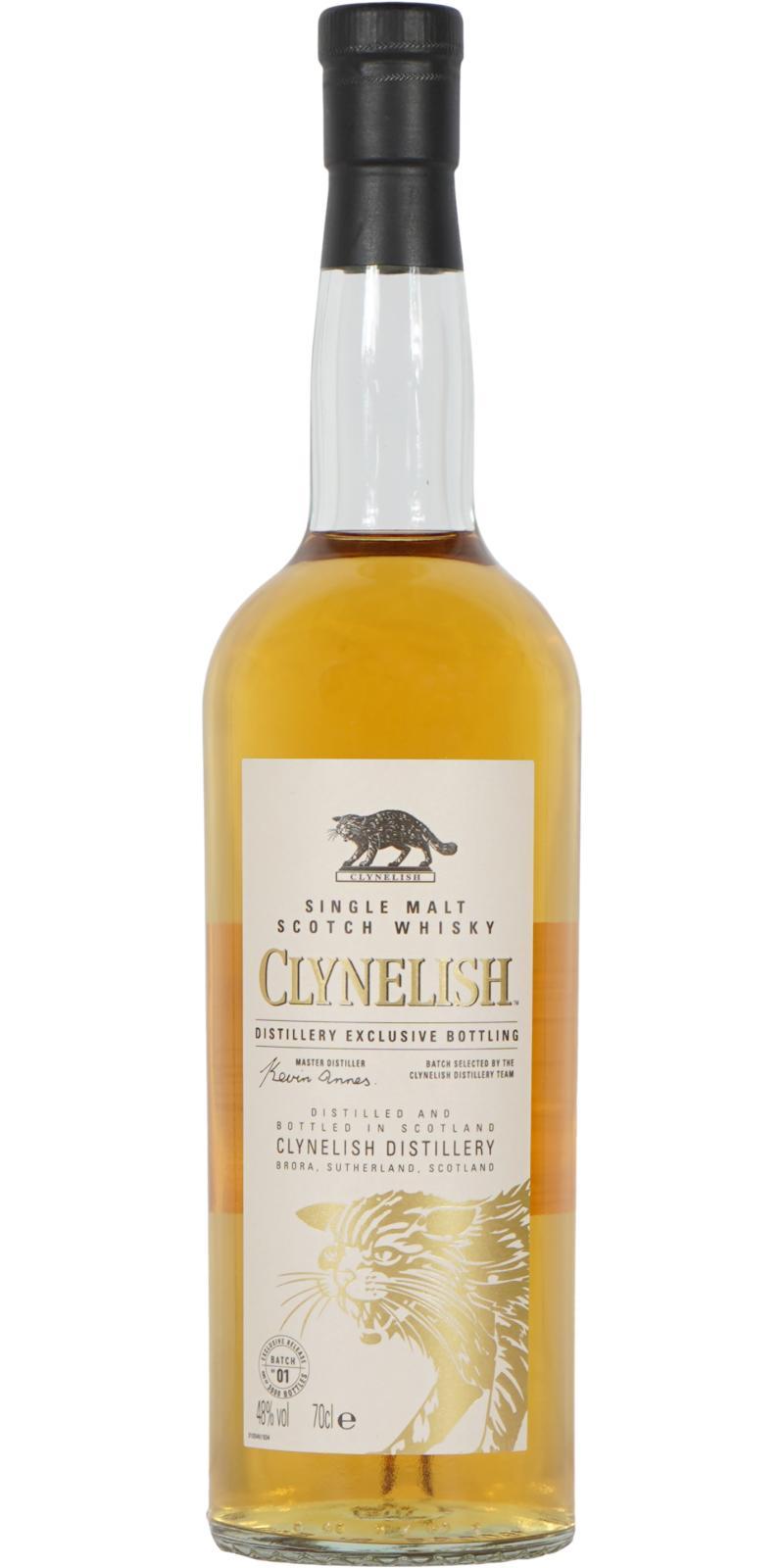 Clynelish Distillery Exclusive Bottling Exclusive Release Batch 01