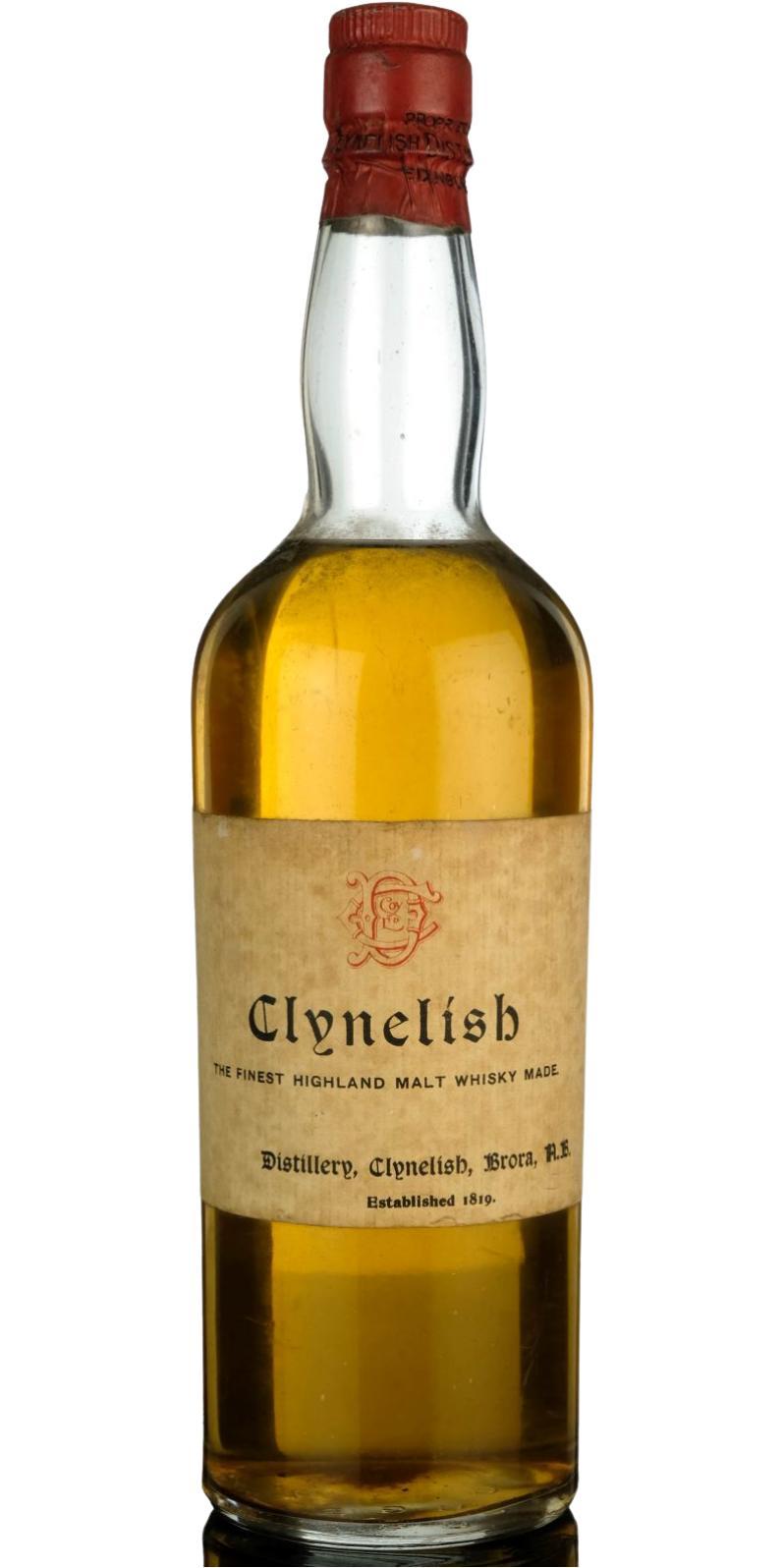 Clynelish The Finest Highland Malt Whisky Made Clynelish Distillery Company Ltd
