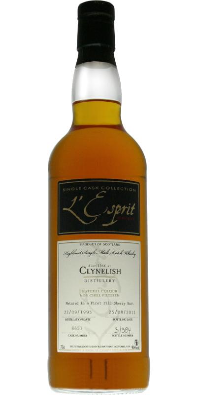 Clynelish 1995 DR L'Esprit - Single Cask Collection
