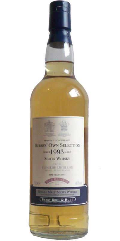 Clynelish 1993 BR Berrys' Own Selection
