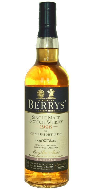Clynelish 1996 BR Berrys'