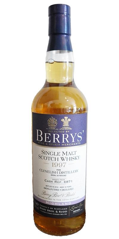 Clynelish 1997 BR Berrys'