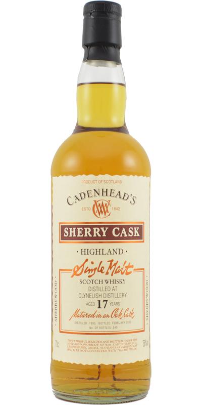 Clynelish 1995 CA Wood Range - Sherry Cask