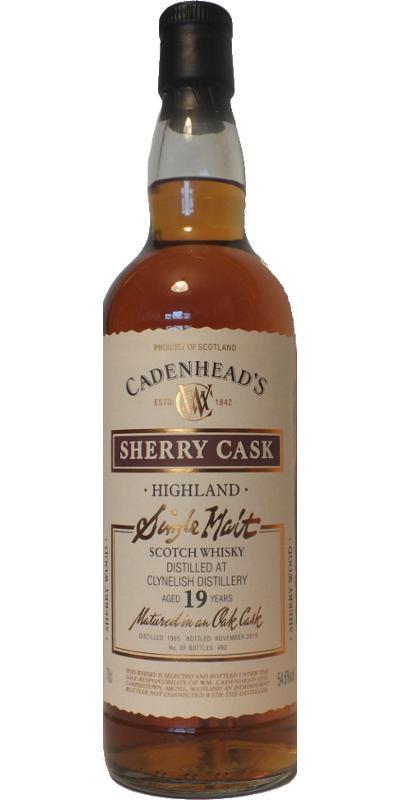 Clynelish 1995 CA Wood Range - Sherry Cask