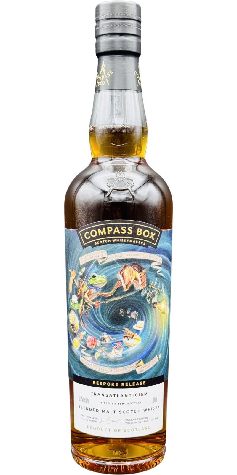 Blended Malt Scotch Whisky Transatlanticism CB Bespoke Release