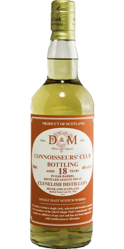 Clynelish 1993 D&M Connoisseurs' Club