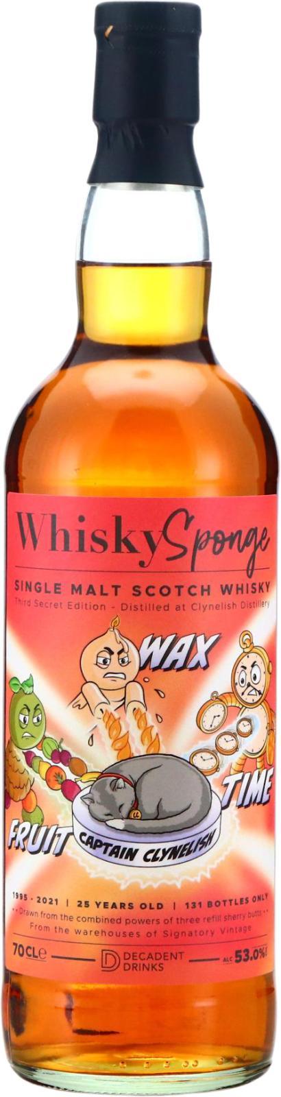 Clynelish 1995 DeDr Whisky Sponge