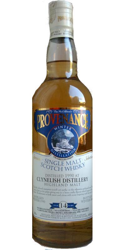 Clynelish 1990 McG McGibbon's Provenance