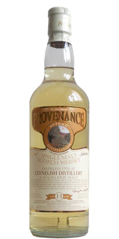 Clynelish 1996 McG McGibbon's Provenance