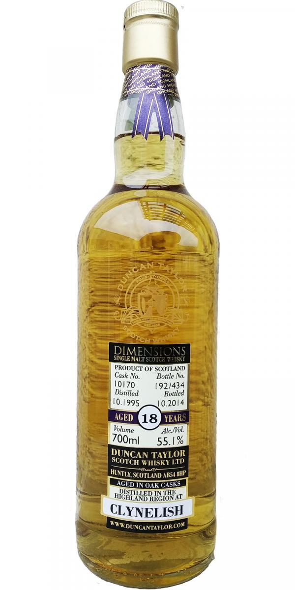 Clynelish 1995 DT Dimensions