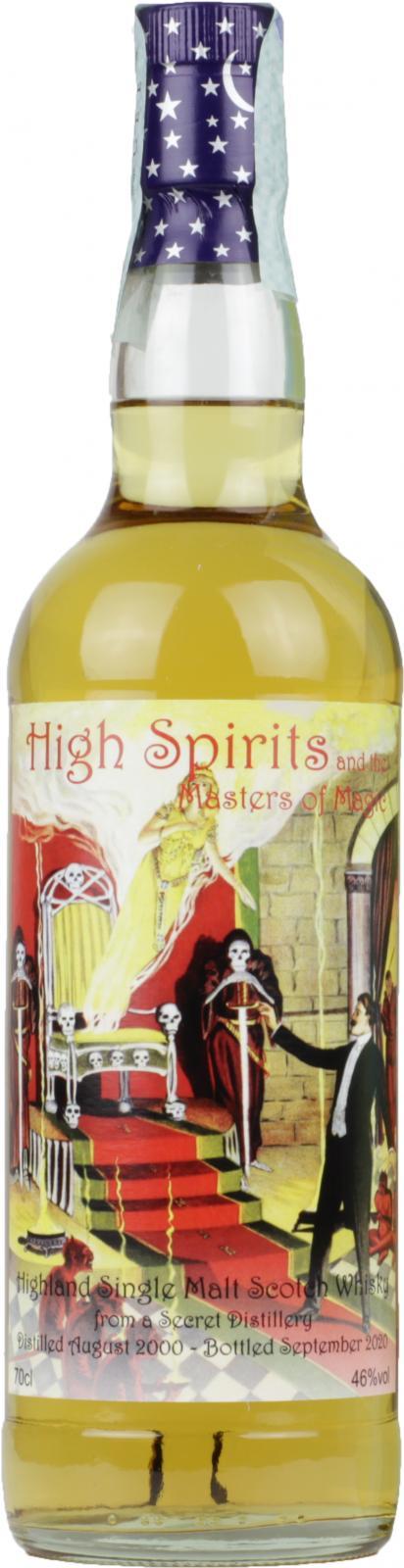 Highland Single Malt Scotch Whisky 2000 HSC Masters Of Magic