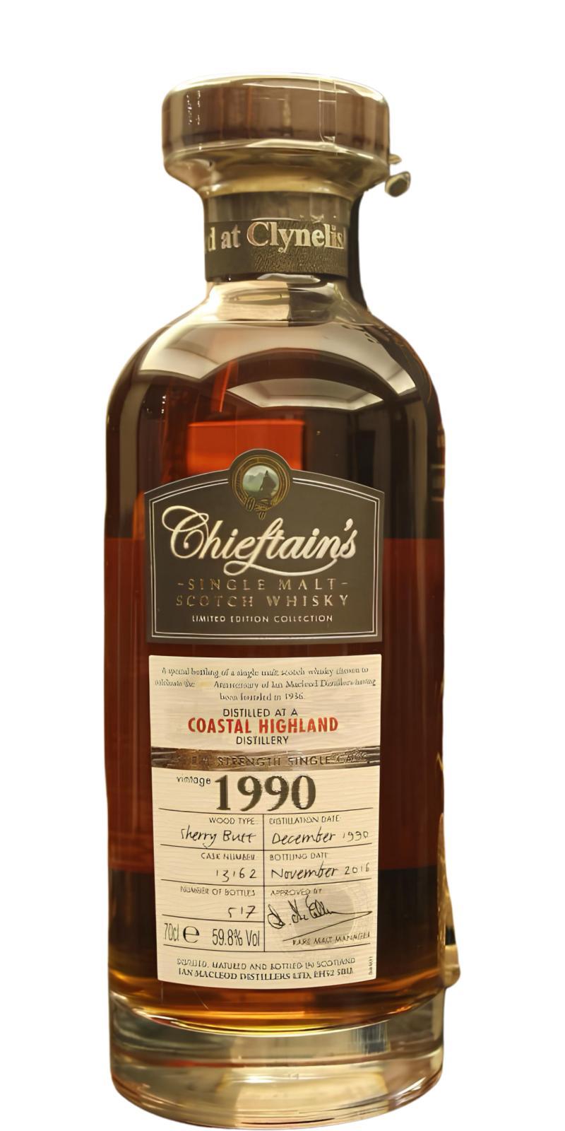 Clynelish 1990 IM Chieftain's