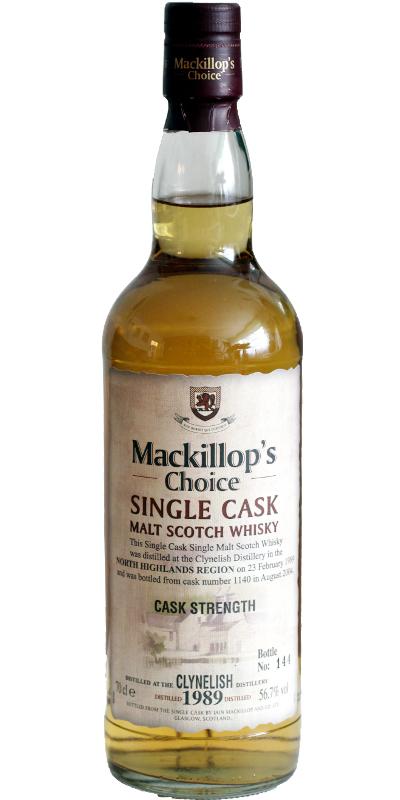 Clynelish 1989 McC Single Cask - Cask Strength
