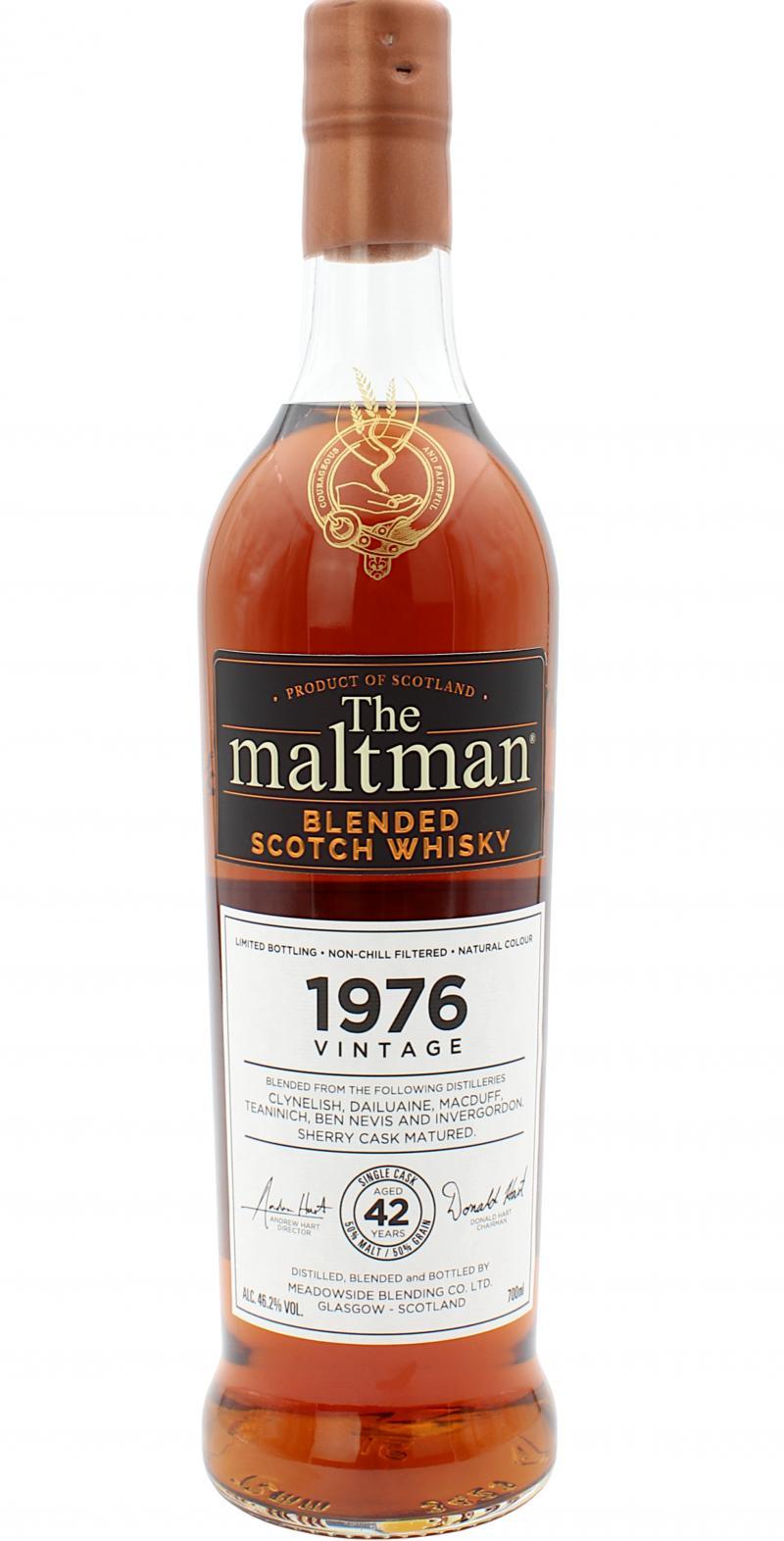 Blended Scotch Whisky 1976 MBl The Maltman
