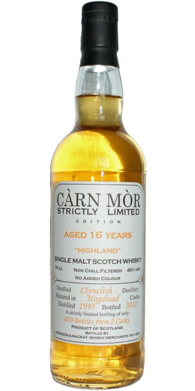 Clynelish 1995 MMcK Càrn Mòr - Strictly Limited Edition