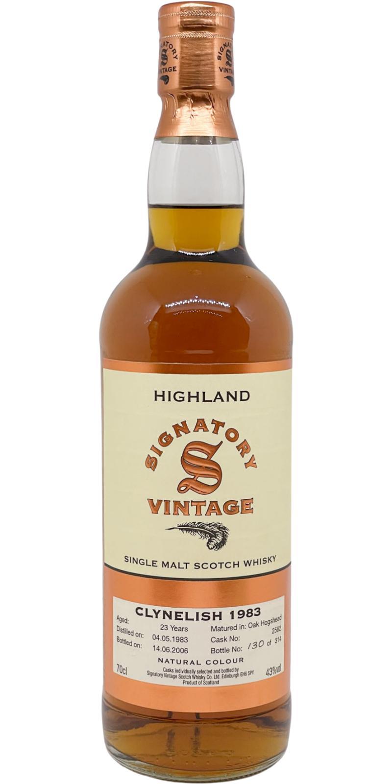 Clynelish 1983 SV Vintage Collection