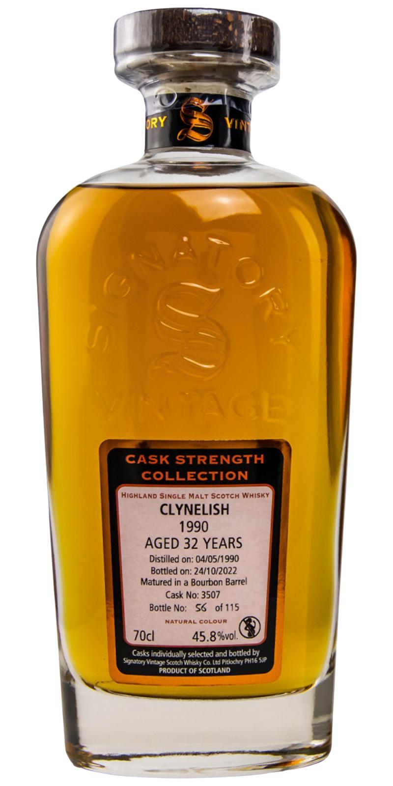 Clynelish 1990 SV Cask Strength Collection